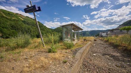 Die Gleise am Bahnhof wurden abgebaut.