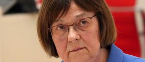 ARCHIV - 22.03.2023, Brandenburg, Potsdam: Ursula Nonnemacher (Bündnis 90/Die Grünen), Ministerin für Soziales, Gesundheit, Integration und Verbraucherschutz, im Landtag
(dpa zu "Ministerin auf Integrationstour: Zuwanderung ist große Chance") Foto: Soeren Stache/dpa +++ dpa-Bildfunk +++