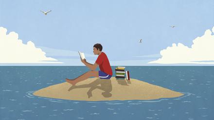 Bücher sind kleine Inseln der Konzentration in einer auf Zerstreuung angelegten Welt.  