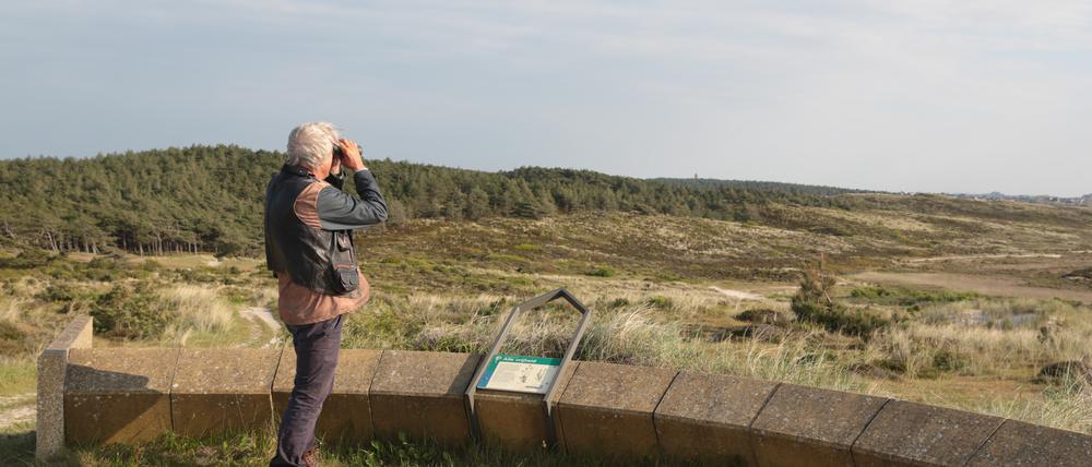 Jos Veel bietet Dünen-Führungen im Auftrag der Forstbehörde an.
