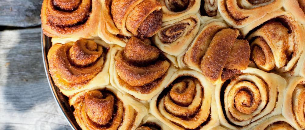 Einfach zum Reinbeißen: Zimtschnecken.