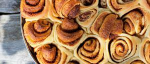 Einfach zum Reinbeißen: Zimtschnecken.