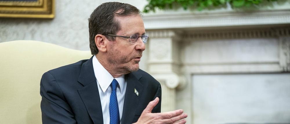 Israels Präsident Izchak Herzog.