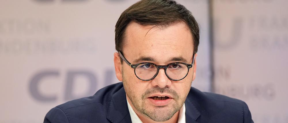 Brandenburgs CDU-Chef Jan Redmann.