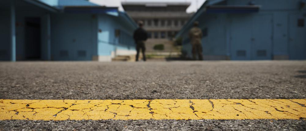 Blick auf die entmilitarisierte Zone, die die beiden Koreas trennt (Symbolbild).