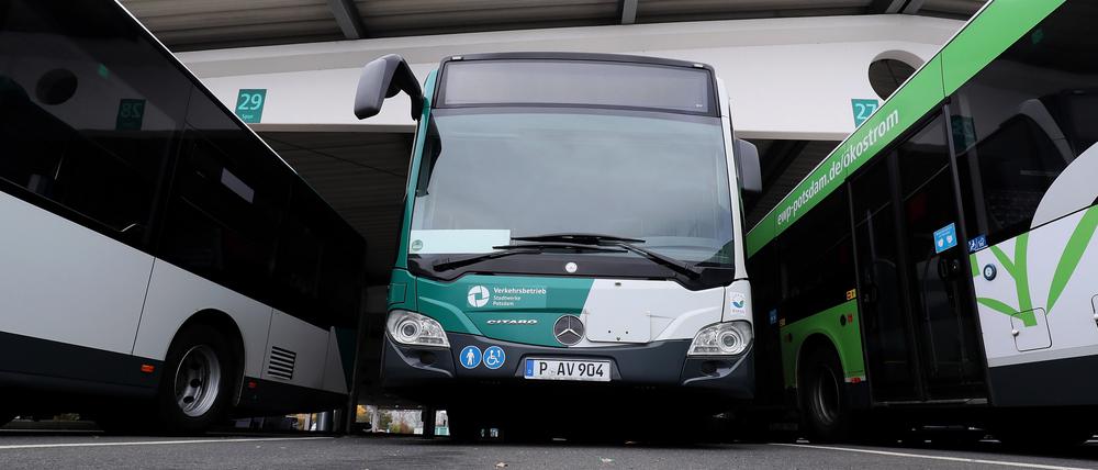 Keine Fahrer: Dem Potsdamer Verkehrsbetrieb fehlen Busfahrer. Kommen stattdessen künftig Taxis?