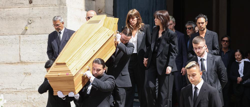 Beerdigung von Jane Birkin.