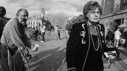 Aus Frank Silberbachs Serie „Serie: Berlin 140°“, Unter den Linden, 2009.