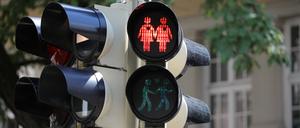 Die Bremer Grünen starten eine Unterschriftenaktion für queere Ampelfiguren.