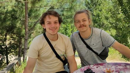 Der Initiator Leon Weber und Reisepartner Tabio Romanski 