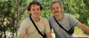 Der Initiator Leon Weber und Reisepartner Tabio Romanski 