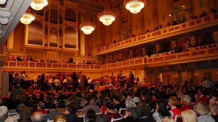 Blick in den Saal des Konzerthause am Gendarmenmarkt