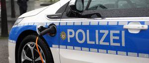 Ein Elektrofahrzeug der Berliner Polizei (Symbolbild).