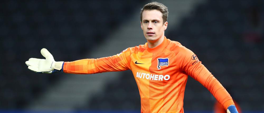 Alexander Schwolow konnte bei Hertha nie wirklich überzeugen und verlässt Berlin nun vorzeitig.