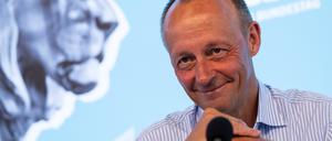 Friedrich Merz bei der Klausur der CSU-Landesgruppe im Bundestag im Kloster Andechs 2023.