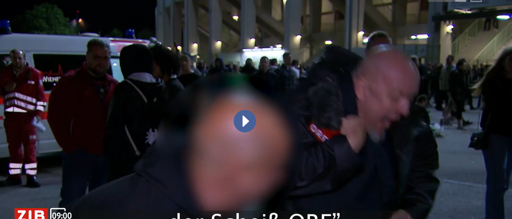 Screenshot aus einem „Rammstein“-Video des „ORF“