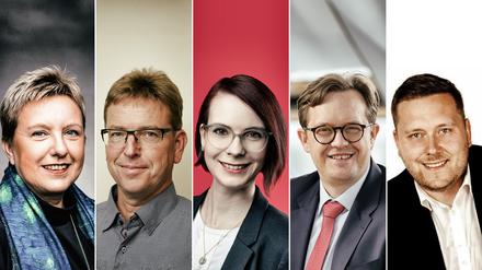 Forsts Bürgermeisterin Taubenek (parteilos), CDU-Fraktionschef Grahl in Bautzen, SPD-Stadträtin Wulff in Pforzheim, Senftenbergs CDU-Bürgermeister Pfeiffer, CDU-Fraktionschef Förster in Steinburg.