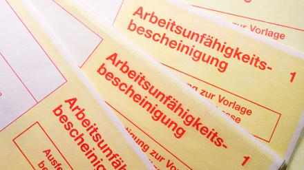 Die Krankschreibung erreicht ein Rekordhoch. 