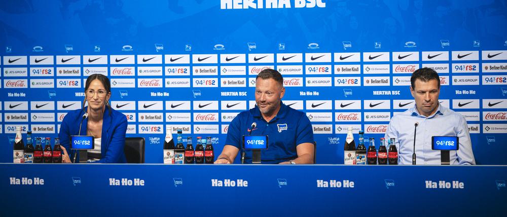 Pal Dardai blickt zuversichtlich auf die kommende Saison.