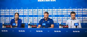 Pal Dardai blickt zuversichtlich auf die  kommende Saison.