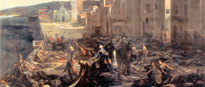 Die Ratten waren es nicht: Pest in Marseille 1720, Gemälde von Michel Serre