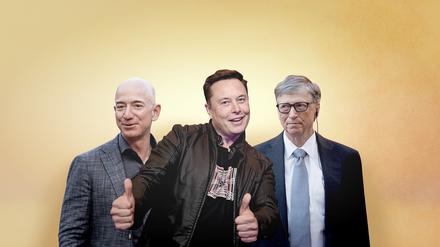 Bezos, Musk und Gates