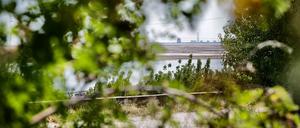 In Sichtweite: das Atomkraftwerk Saporischschja.