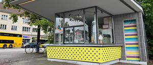 Erst Kulturkiosk, dann (oft geschlossene) Eisdiele: Der Pavillon auf der Dorfaue könnte zum Info-Ort werden.