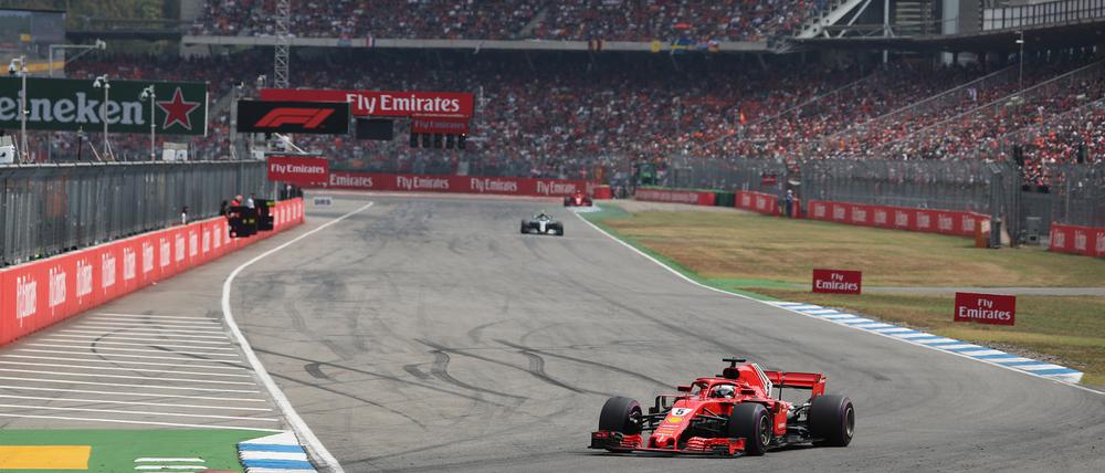 Lange her. Die Formel fährt am Hockenheimring, hier im Jahr 2018.