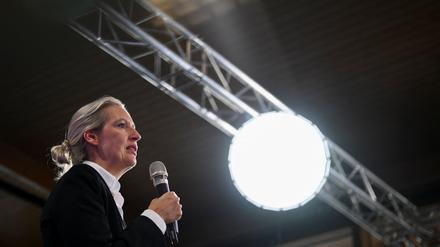 Alice Weidel beim Parteitag der AfD in Magdeburg am 28. Juli.