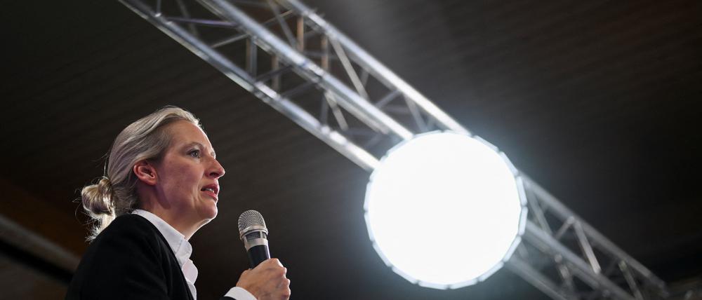 Alice Weidel beim Parteitag der AfD in Magdeburg am 28. Juli.