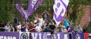 Die Fans von Tennis Borussia Berlin setzten in der Vergangenheit immer wieder politische Statements.