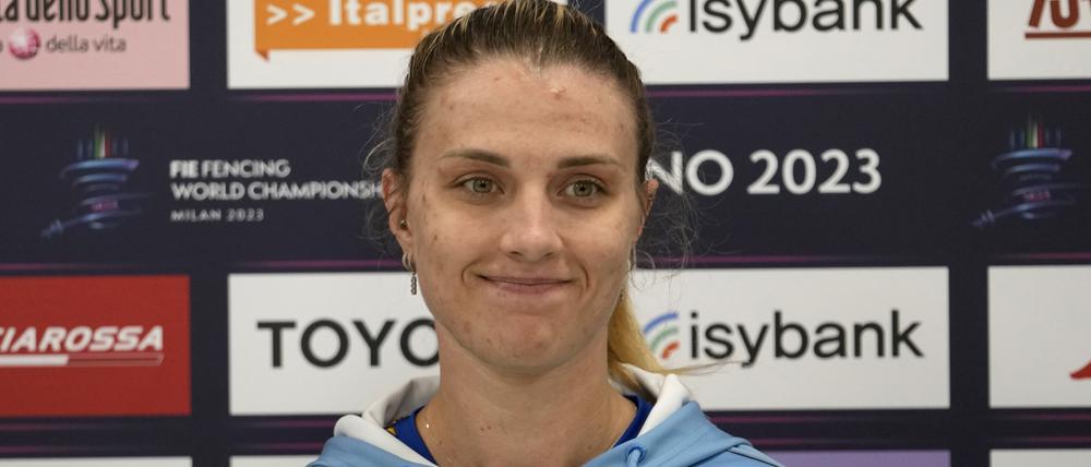 Olha Charlan kann bei der WM wieder lächeln.