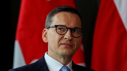 Polens Ministerpräsident Mateusz Morawiecki zeigt sich besorgt über die Bewegungen der Wagner-Söldner.