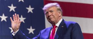Unterliegt vor Gericht: Ex-Präsident Donald Trump mit einer Verleumdungsklage gegen den Sender CNN.