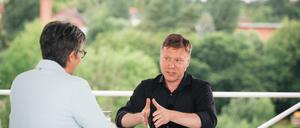 Martin Schirdewan, der Co-Vorsitzende der Linken, beantwortet im «Berlin direkt»-Sommerinterview im ZDF die Fragen von Shakuntala Banerjee, stellvertretende Leiterin des Hauptstadtstudios des ZDF. 