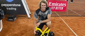 Endlich am Ziel. Alexander Zverev hat erstmals sein Heimturnier gewonnen.