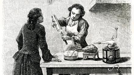 Der schwedische Chemiker Carl Wilhelm Scheele führte Experimente durch, um die Zusammensetzung der Luft zu bestimmen.