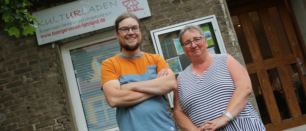 Serie Vereine Potsdam. Norbert Müller und Petra Wuttke, Kulturladen Fahrland