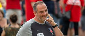 Frank Schmidt trainiert seinen Heimatklub schon seit 2007.