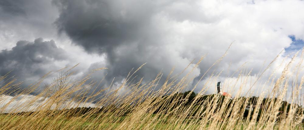 Regenwolken in Baden-Württemberg.