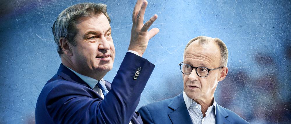 Eigentlich ging es lange sehr harmonisch zu zwischen Markus Söder und Friedrich Merz. Doch nach Merz’ verunglückter Äußerung zur AfD ging auch Söder auf Distanz.