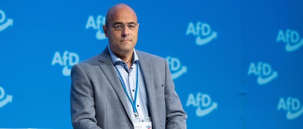 Peter Boehringer ist der stellvertretender AfD-Bundesvorsitzender. Er wehrt sich gegen die Einschätzung des Verfassungsschutz-Präsident Haldenwang, seine Partei habe bei ihrer Europawahlversammlung „rechtsextremistische Verschwörungstheorien“ geäußert.