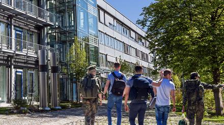 Auf dem Campus der Universität der Bundeswehr München