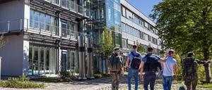 Auf dem Campus der Universität der Bundeswehr München