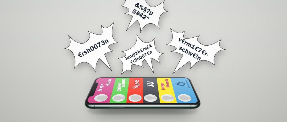 Wie lange verfolgen einen Politiker in Zukunft seine wilden Zeiten, wenn sie auf Twitter stattfanden? Montage: Tagesspiegel, Foto: freepik