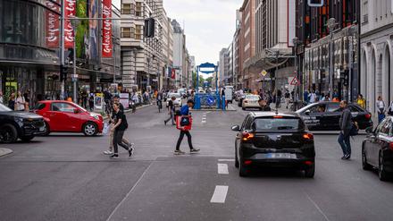 Die Friedrichstraße war monatelang zwischen Französischer und Leipziger Straße für Autos gesperrt. 