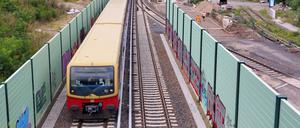 S-Bahnlinie 2 Richtung, Kamenzer Damm, Foto: Frank Jansen