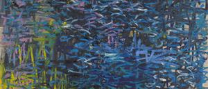 Oscar Murillos Seerosen-Bilder weisen auf verleugnete Geschichten und Geschichte hin.