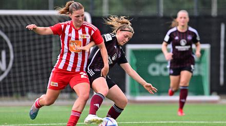 Dina Orschmann (li.) tritt am ersten Spieltag mit dem 1. FC Union bei Hertha BSC an. 